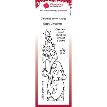 Woodware Tall Tree Gnome   Clear Stamp - Stempel 