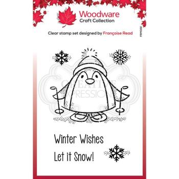 Woodware Peter Penguin   Clear Stamps - Stempel 
