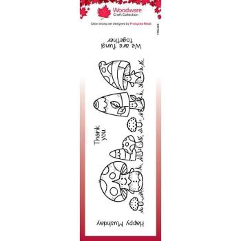 Woodware Mushy Friends   Clear Stamps - Stempel 