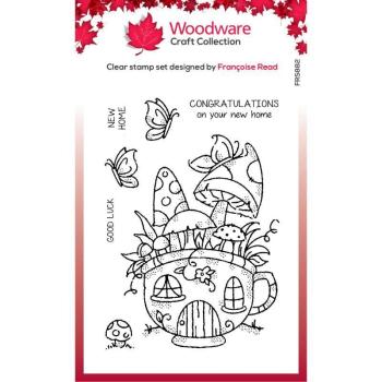 Woodware Mushroom Cup Clear Stamps - Stempel 