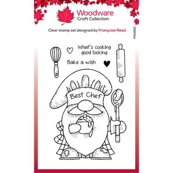 Woodware Gnome Chef   Clear Stamps - Stempel 