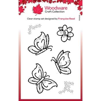 Woodware Little Butterflies   Clear Stamps - Stempel 