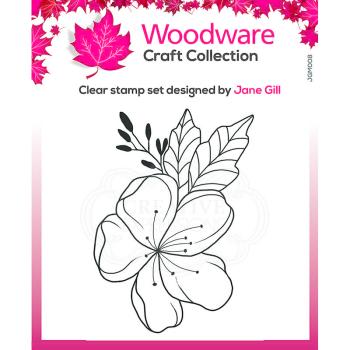 Woodware Mini Floral Wonder   Clear Stamp - Stempel 