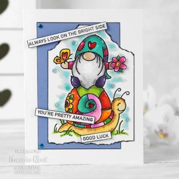 Woodware Snail Ride   Clear Stamps - Stempel 