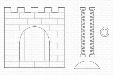 My Favorite Things Die-namics "Castle Drawbridge" | Stanzschablone | Stanze | Craft Die