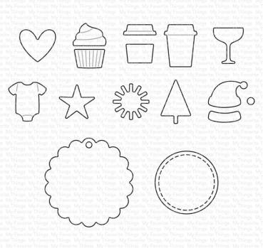 My Favorite Things Die-namics "All-Occasion Icons" | Stanzschablone | Stanze | Craft Die