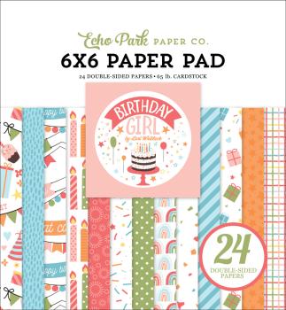 Echo Park "Birthday Girl" 6x6" Paper Pad