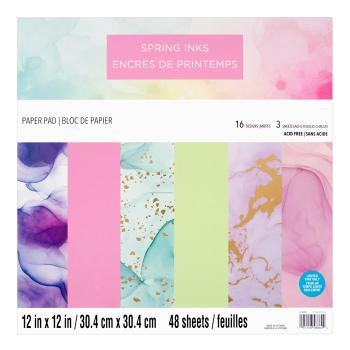 Craft Smith "Spring Inks" 12x12" Paper Pad...