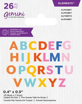 Gemini Alphabet Mini Elements Dies - Stanze - ABC