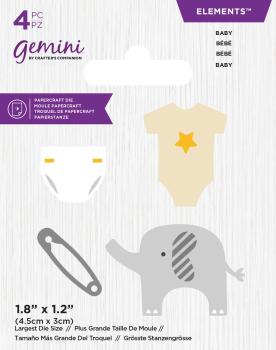 Gemini Baby Mini Elements Dies  - Stanze - Geburt