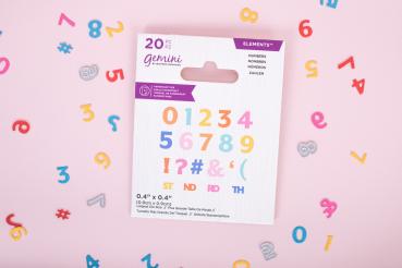 Gemini Numbers Mini Elements Dies  - Stanze - Zahlen