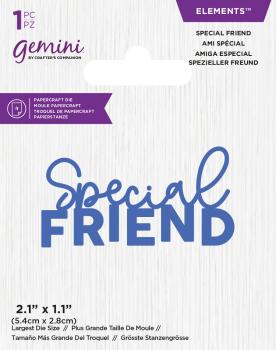 Gemini Special Friend Mini Elements Dies - Stanze - Freundschaft