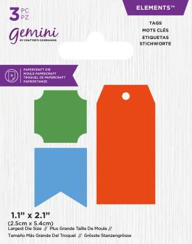 Gemini Tags Mini Elements Dies - Stanze - Banner