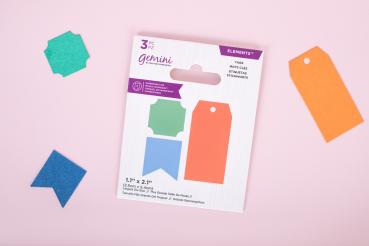Preview: Gemini Tags Mini Elements Dies  - Stanze - Banner