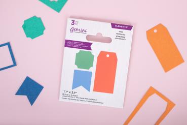 Preview: Gemini Tags Mini Elements Dies  - Stanze - Banner