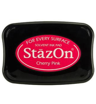 Tsukineko StazOn Inkpad - Cherry Pink   - Permanent Stempelkissen
