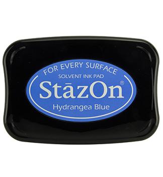 Tsukineko StazOn Inkpad - Hydrangea Blue   - Permanent Stempelkissen
