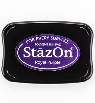 Tsukineko StazOn Inkpad - Royal Purple   - Permanent Stempelkissen