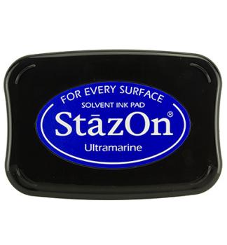 Tsukineko StazOn Inkpad - Ultramarine   - Permanent Stempelkissen