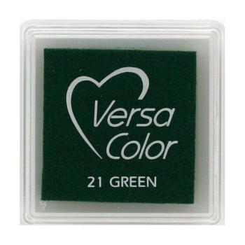 Tsukineko - Versa Color Small Ink Pad - Green   - Stempelkissen