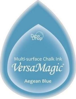 Tsukineko VersaMagic Dew Drops  - Aegean Blue   - Kreide Stempelkissen