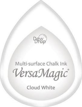 Tsukineko VersaMagic Dew Drops  - Cloud White   - Kreide Stempelkissen