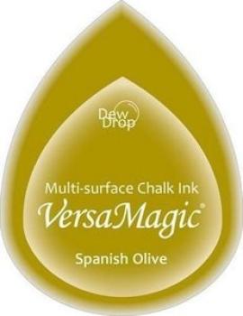 Tsukineko VersaMagic Dew Drops  - Spanish Olive   - Kreide Stempelkissen
