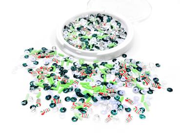 Picket Fence Studios Jingle Bells Rock Sequin Mix - Streuteile