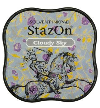 Tsukineko StazOn Inkpad Midi - Cloudy Sky   - Permanent Stempelkissen