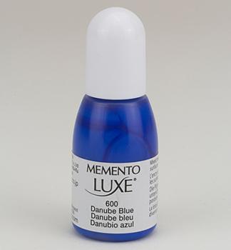 Tsukineko Memento Luxe Reinker - Danube Blue   - Nachfülltinte