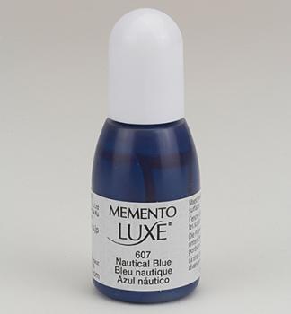 Tsukineko Memento Luxe Reinker - Nautical Blue   - Nachfülltinte
