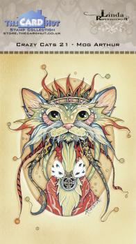The Card Hut Crazy Cats Mog Arthur Clear Stamps Stempelset 