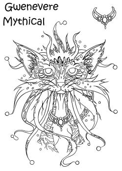 The Card Hut Crazy Cats Mog Gwenevere  Clear Stamps Stempelset 