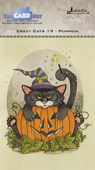 The Card Hut Crazy Cats Pumpkin Clear Stamps Stempelset 
