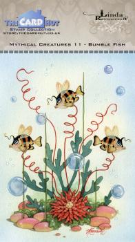 The Card Hut Mythical Creatures Bumble Fish Clear Stamps Stempelset 