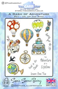 The Card Hut Up, Up and Away Clear Stamps Stempelset 