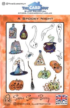 The Card Hut A Spooky Night Clear Stamps Stempelset 