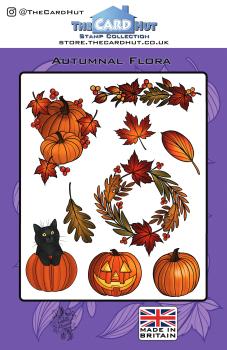 The Card Hut Autumnal Flora Clear Stamps Stempelset 
