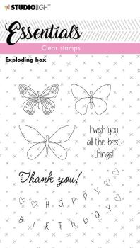 Studio Light -  Stempel mit Stanze Exploding Box 