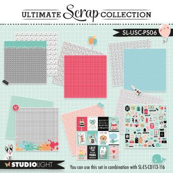 Studio Light - Designpapier  - Ultimate Scrap Collection 12x12 Inch Paper Pack (SL-USC-P