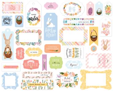 Echo Park "My Favorite Easter" Ephemera Frames & Tags
