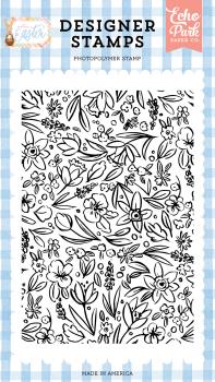 Echo Park Stempelset "Easter Blooms Background" Clear Stamp
