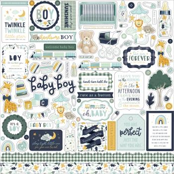 Echo Park "It´s a Boy" 12x12" Element Stickers