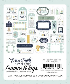 Echo Park "It´s a Boy" Frames & Tags
