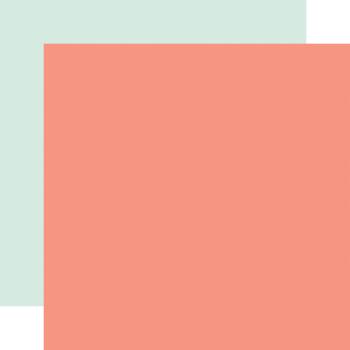 Echo Park "It's A Girl" 12x12" Coordinating Solids Paper - Cardstock
