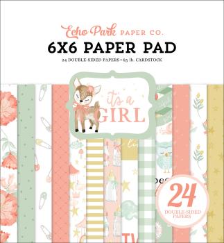 Echo Park "It's A Girl" 6x6" Paper Pad