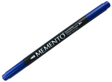 Tsukineko - Memento Ink Marker Dual Tip - Danube Blue   