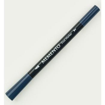Tsukineko - Memento Ink Marker Dual Tip - Nautical Blue   