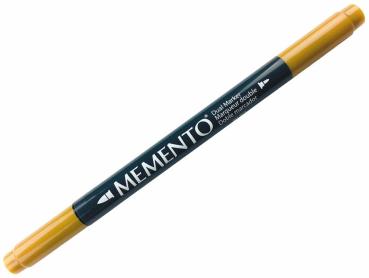 Tsukineko - Memento Ink Marker Dual Tip - Peanut Brittle   