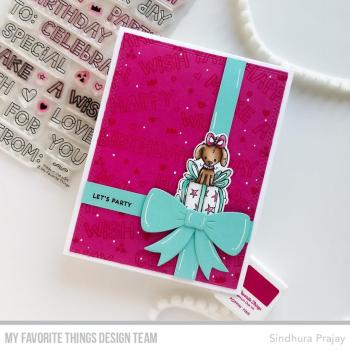 My Favorite Things Stempelset "Itching to Tell You Happy Birthday" Clear Stamp Set